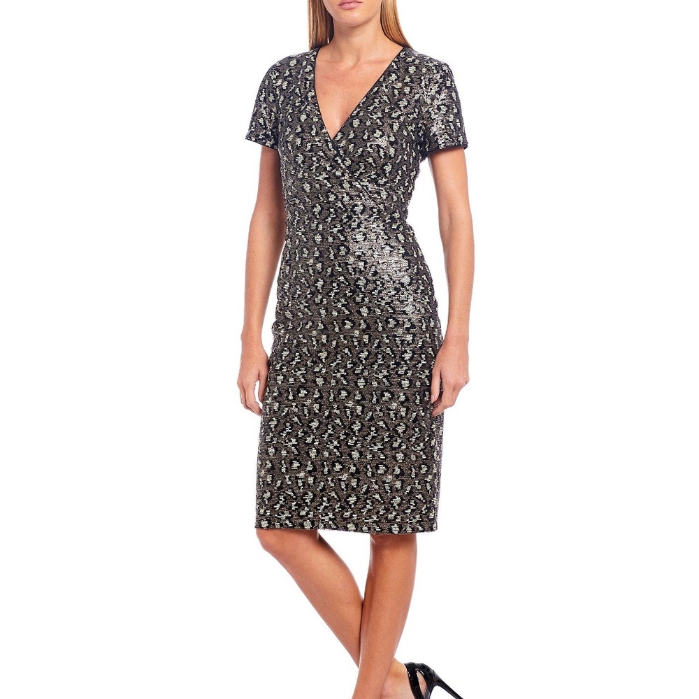 Badgley Mischka Lainey Sequin Dress